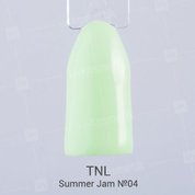 TNL, Гель-лак Summer Jam №04 - неоновый светло-зеленый (10 мл.)