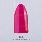 TNL, Гель-лак Summer Jam №14 - фуксия (10 мл.)