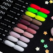 NAVI, Цветной гель-желе для наращивания Souffle №04 (15 мл)