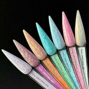 Bloom, Цветной гель для моделирования с перламутром - Unicorn №01 (15 мл)