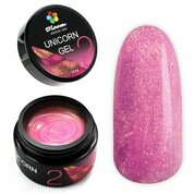 Bloom, Цветной гель для моделирования с перламутром - Unicorn №02 (15 мл)