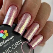 Bloom, Цветной гель для моделирования с перламутром - Unicorn №09 (15 мл)