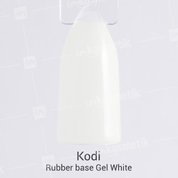 Kodi, Rubber base Gel White - Каучуковая база для гель-лака, белая (8 ml.)