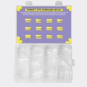 MOJO, Nail Upper Forms Mix - Набор верхних форм для наращивания (288 шт.)