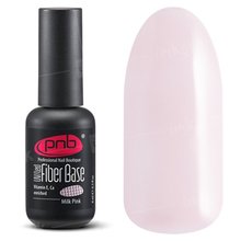 PNB, Fiber UV/LED Base Milk Pink - База Файбер молочно-розовая (8 мл.)