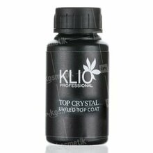 Klio Professional, Top Coat Crystal - Топ без липкого слоя, без УФ, узкое горло (50 гр.)