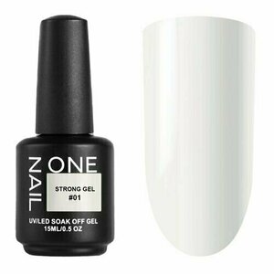OneNail, Strong Gel - Гель для моделирования средне-жидкий №01 (15 мл) Акция