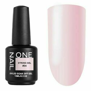 OneNail, Strong Gel - Гель для моделирования средне-жидкий №04 (15 мл) Акция