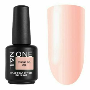 OneNail, Strong Gel - Гель для моделирования средне-жидкий №06 (15 мл) Акция