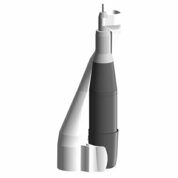 Nail Assistant, Пылесос-вытяжка для педикюра с насадкой №3 (укороченная, 1400w)