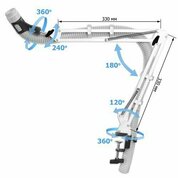 Nail Assistant, Пылесос-вытяжка для педикюра с насадкой №3 (укороченная, 1400w)