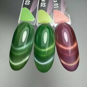 Serebro, Гель-лак Кошачий глаз - Котофрукты №03 (8 мл)