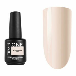 OneNail, Strong Gel - Гель для моделирования средне-жидкий №09 (15 мл)