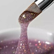 ruNail, Builder UV Gel Reflective Diamond 2.0 - Моделирующий УФ-гель светоотражающий №9879 (15 г)