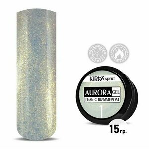 KIRA, Aurora Gel - Гель для моделирования с шиммером №001 (15 гр.) KIRA, Aurora Gel - Гель для моделирования с шиммером №001 (15 гр.)