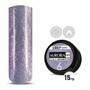 KIRA, Aurora Gel - Гель для моделирования с шиммером №006 (15 гр.) KIRA, Aurora Gel - Гель для моделирования с шиммером №006 (15 гр.)