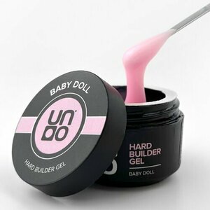 UNO, Hard Builder Gel - Моделирующий цветной гель Baby Doll (15 г)