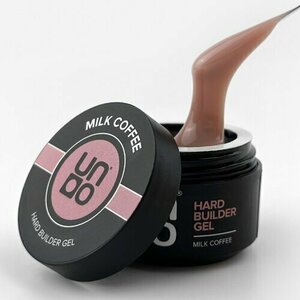 UNO, Hard Builder Gel - Моделирующий цветной гель Milk Coffee (15 г)