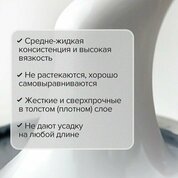 UNO, Hard Builder Gel - Моделирующий цветной гель White (15 г)
