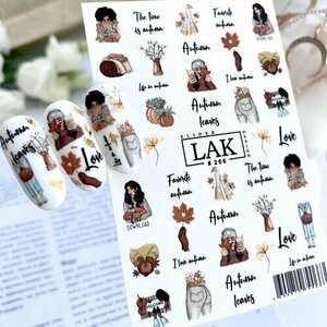 LAK Nails, Слайдеры для маникюра №266