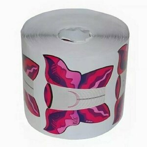 Nail Art, Формы одноразовые широкие-бабочка (300 шт)