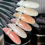 Serebro, Моделирующий гель с крупной поталью №13 (15 мл) (Акция)