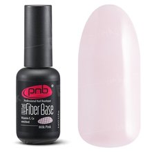 PNB, Fiber UV/LED Base Milk Pink - База Файбер молочно-розовая (17 мл.)