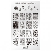 Konad, Пластина для стемпинга Square Image Plate 10