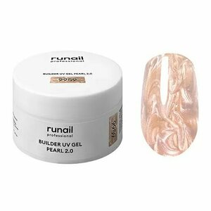 ruNail, Builder UV Gel Pearl 2.0 - Моделирующий УФ-гель c жемчужным эффектом №9959 (15 г)