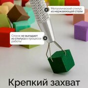 NAVI, Набор для аэропуффинга с цветными спонжами (серебро, красный, голубой, белый, салатовый, фиолетовый) NAVI, Набор для аэропуффинга с цветными спонжами (серебро, красный, голубой, белый, салатовый, фиолетовый)