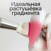 NAVI, Набор для аэропуффинга с цветными спонжами (серебро, красный, голубой, белый, салатовый, фиолетовый) NAVI, Набор для аэропуффинга с цветными спонжами (серебро, красный, голубой, белый, салатовый, фиолетовый)