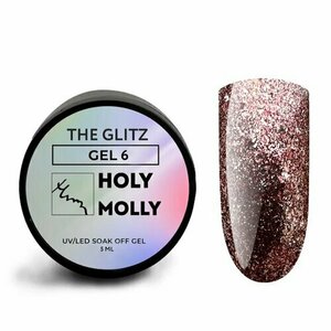 Holy Molly, Gel Paint - Гель-краска The Glitz №6 (5 g)
