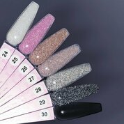 Irisk, Гель для наращивания и моделирования - ABC Limited collection №24 Reflective Milky White (15 мл)