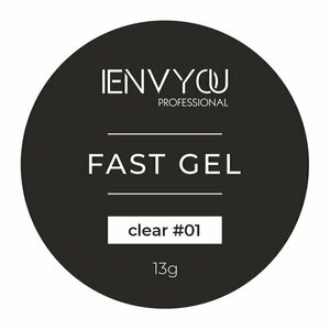 I Envy You, Гель для наращивания и моделирования - Fast Gel №01 Clear (13g)
