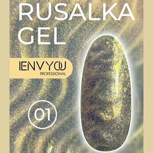 I Envy You, Гель для наращивания и моделирования с шиммером - Rusalka №01 (13g)