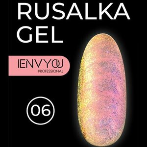 I Envy You, Гель для наращивания и моделирования с шиммером - Rusalka №06 (13g)