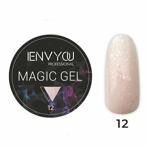 I Envy You, Гель для наращивания и моделирования с блестками - Magic Gel №12 (13g)