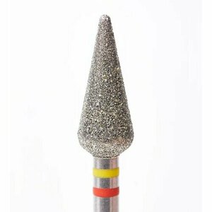 АБРИ, Фреза алмазная с двойной насечкой, капля, очень мягкая-мягкая, 5.0 мм