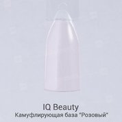 IQ Beauty, Каучуковая камуфлирующая база с кальцием - Розовая (10 мл.)