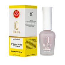 IQ Beauty, Gold Hardener - Укрепитель ногтей с золотой пылью (12,5 мл.)