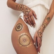 Miami Tattoos, Комплект переводных татуировок - Henna Tattoos by Veronicalilu