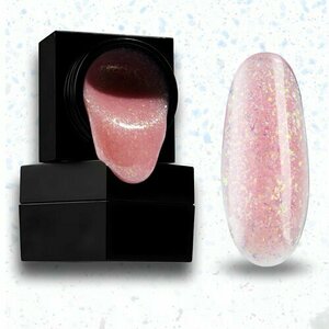 Monami, Жесткий гель для моделирования светоотражающий - Smart Ice №1 (15г)