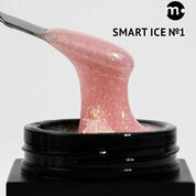 Monami, Жесткий гель для моделирования светоотражающий - Smart Ice №1 (15г)