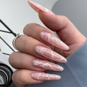 Monami, Жесткий гель для моделирования светоотражающий - Smart Ice №1 (15г)