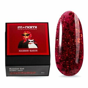 Monami, Гель для моделирования Russian Gel - Хозяин-барин (15г)