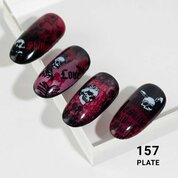 Swanky Stamping, Пластина для стемпинга №157 (6х6 см.)
