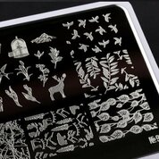 Go Stamp, Пластина для стемпинга 99 Early Bird by @Golikova.christina