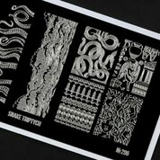 Go Stamp, Пластина для стемпинга 296 Snake Triptych