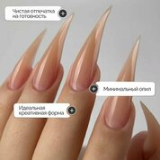 NAVI, Верхние многоразовые формы для наращивания ногтей - Когти (прозрачные, 140 шт.)