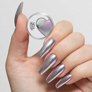 IVA nails, Втирка зеркальная - Aurora №4 (0,2 гр)